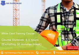 Vigil Training College Offers A Nationally Recognised Training Program That Meets The Requirements Of Work Safely In Constr Induction Training Safety Shoes Ppe