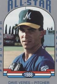 1988 California League All-Stars #10 Dave Veres Modesto A's