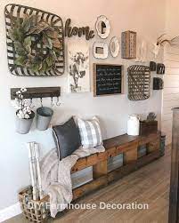 Diy Easy And Great Farmhouse Decor Ideas Farmhousedecor Farmhouse Decor Living Room Farmhouse Living Room Wall Decor Farm House Living Room