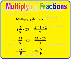 There are 3 simple steps to multiply fractions: Multiplying Fractions How To Multiply Fractions Multiply Fractions