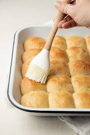 You can make yeast rolls ahead of time and put them in the freezer. Easy Buttery Yeast Rolls Bread Recipe Wholefully