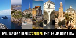 Statue of saint michael overlooking the entrance of the sanctuary. Sette Santuari Allineati Dedicati A San Michele Arcangelo Con Al Centro La Sacra Di San Michele Laboratorio Valsusa