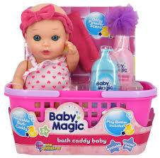 Capuchin monkeyboo takes a hot relaxing monkey bath with his baby magic shampoo! Pink Baby Magic Bath Caddy Brown Eyed Baby Doll Toys Games Dolls Accessories Artduediligencegroup Com