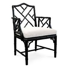 Jonathan Adler Black Chippendale Arm Chair Chippendale Chairs Chinese Chippendale Chairs Armchair