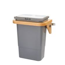 Check spelling or type a new query. Single Door Mount Vanity Waste Container For 30 Vanity Base Cabinets 8 Quart 2 Gallon Metallic Silver Bin With Maple Frame By Rev A Shelf Kitchensource Com