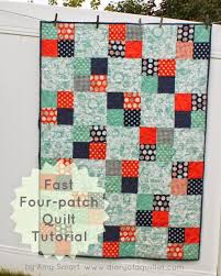 See usa patchwork quilt if you wish to create a quilt of the u.s. Fast Four Patch Quilt Tutorial Quilting Tutorial Diary Of A Quilter