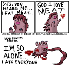 Dear Celestia I M So Alone I Ate Everyone I M So Alone Know Your Meme