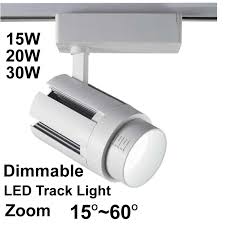 New Spot Led Track Light Dimmable 15w 20w 30w 4000k Zoom Led Track Rail Lights Commercial Gallery Clothing Lighting 110v 220v Track Rail Light Led Track Lighttrack Light Aliexpress