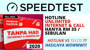 Download unlimited links as premium at full speed compatible with +130 hosters. Speed Test Hotlink Unlimited Prepaid 2020 Unlimited Internet Call Rm 35 Bulan Youtube