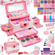 Amazon.com: Kids Makeup Toys for Girls - Safe and Washable Makeup for Kids,  Kids Makeup Kit for Girl, Real Girls Makeup Kit for Kids Toddler, Princess  Birthday Gifts for 4 5 6