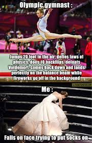 Olympic Gymnast Vs Me Funny Pictures Funny Memes Lol