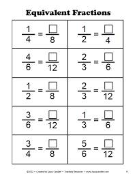 Equivalent Fractions Worksheet 6th Grade Math Fractions Equivalent Fractions Fractions Worksheets