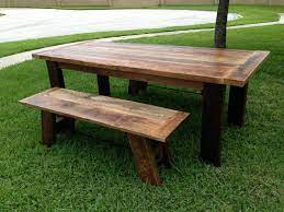 Reclaimed Oak Dining Set Table With Matching Benches Etsy Oak Dining Sets Reclaimed Oak Dining Table