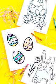 Hand them out on their own or pair them with coloring supplies for a colorfully creative candy alternative, perfect. Easter Coloring Pages Free Printable Sugar And Soul