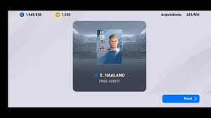 Tengo a haaland bola oro al máximo y la verdad es que rinde de maravilla. How To Get Erling Haaland On Pes 2020 Mobile Youtube