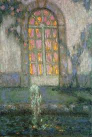 Henri Le Sidaner Glass Door On The Garden Impressionism Art Art Painting