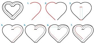 Come Disegnare Un Cuore Disegni Facili Da Disegnare A Mano Libera Tutorial In Sette Passi Disegni Facili Disegni A Mano Disegni
