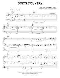 About god's country god's country is a song recorded by american country music singer blake shelton. Blake Shelton God S Country Sheet Music Pdf Notes Chords Pop Score Piano Vocal Guitar Right Hand Melody Download Printable Sku 411754