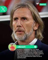 A través de sus redes, Jean Ferrari, Director General de la FPF, respondió  a las declaraciones de Ricardo Gareca sobre el recambio generacional.  Señaló que este proceso debió iniciarse cuando el 'Tigre'