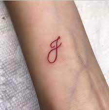The 3d cursive font is extruded in delicate outline. Sacred Anchor Tattoo Cursive Tattoos J Tattoo Red Tattoos