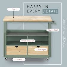 Buy kitchen islands and get the best deals at the lowest prices on ebay! Harry Kitchen Cart Kitchen Trolley Kitchen Island Trolley Rolling Cart Kitchen Cart Kitchen Trolly Shopee Singapore