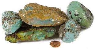 Stabilized Chinese Turquoise Rough Turquoise Gemstones Pretty Rocks