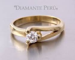 Sortija De Compromiso Confeccionada En Oro Amarillo De 18k Con Un Diamante De 0 40 Carats A 18k Yellow Gold Engage Engagement Rings Wedding Rings Engagement