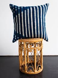 Vintage Indigo Mudcloth Pillow 009 Indigo Mudcloth Pillow Pillows Mudcloth Pillow