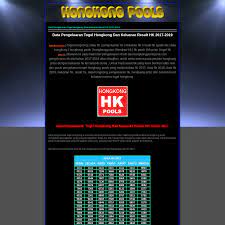 Keluaran Hongkong Malam Ini Live Tercepat