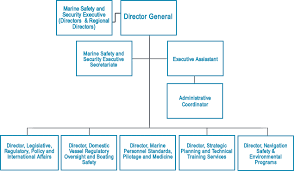 marine safety and security organizational chart and