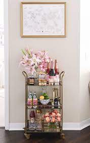 How To Style Your Bar Cart Marnie Rae Home Bar Decor Bar Cart Decor Bar Cart Styling
