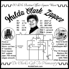 hulda clark zapper schematic 30 khz and 1000 hz circuit