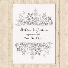 Beautiful Hand Drawn Wedding Invitations Ideas Styles Weddinginvitations Fontshanddrawn Hand Drawn Wedding Invitations Free Hand Drawing Card Illustration