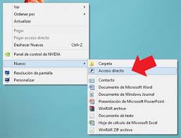 Como crear accesos directos en el escritorio para ejecutar comandos