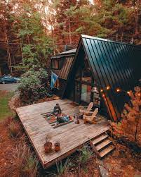 Minimalist And Modern A Frame Houses Design Ideas Gowritter House In The Woods Cabins In The Woods A Frame House