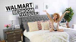Walmart Bedroom Makeover Bedroom Decor On A Budget Youtube Bedroom Decor On A Budget Bedroom Decor Bedroom Makeover