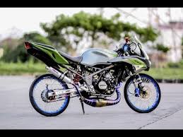 Modifikasi motor ninja rr air brush memberikan sentuhan modifikasi sebagai inpirasi terbaik kendaraan saat ini. Foto Modifikasi Ninja Rr
