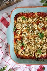 Zucchini Lasagna Roll Ups Paleomg