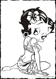 Betty Boop Coloring Pages Free Online Painah Com Betty Boop Betty Boop Tattoos Betty Boop Pictures