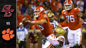 boston college vs clemson football highlights 2019