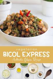 Vegetarian Bicol Express Simply Bakings Recipe Vegetarian Spicy Dishes Delicious Vegetarian