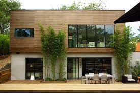Maybe you would like to learn more about one of these? 16 Facades Absolument Extraordinaires Homify Homify Maison Bois Maison Ossature Bois Maison Contemporaine