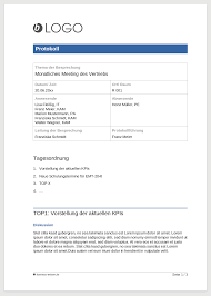 Ihre kostenlose word protokoll vorlage | topicshuttle für vorlage protokoll. Vorlage Kostenlos Besprechungsprotokoll Business Wissen De