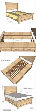 You can totally use one without the other to fit your the bed is made from 2x boards, so i made 1.5″ pocket holes. 36 Easy Diy Bed Frame Projects To Upgrade Your Bedroom Homelovr