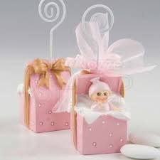Invito battesimo bimba minnie 2021. Bomboniera Pacco Regalo Bimba Con 3 Confetti Lemienozze Shop