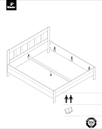 Ikea bett ekeberg, 140 x 200 cm, einschl. Bruksanvisning Tchibo 257698 16 Sidor