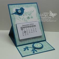 Debbie S Designs Free Friday S January Big Shot Club Mini Calendars Easel Cards Cards