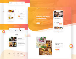 And the interface seems pretty simple. Food App Landing Page On Behance