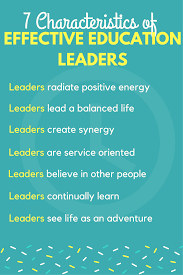 7 Characteristics Of Effective Education Leaders Teacher Leadership Instructional Leadership Teacher Leader