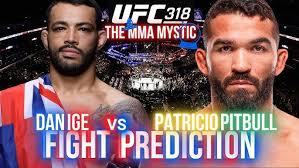 UFC 318: Dan Ige vs. Patricio Pitbull Prediction, Bets & DraftKings